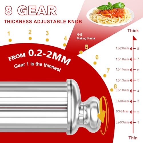 3PCS Pasta Maker Attachment for All Kitchenaid Stand Mixers
