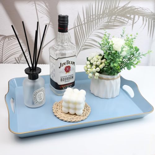 Light Blue Decorative Tray