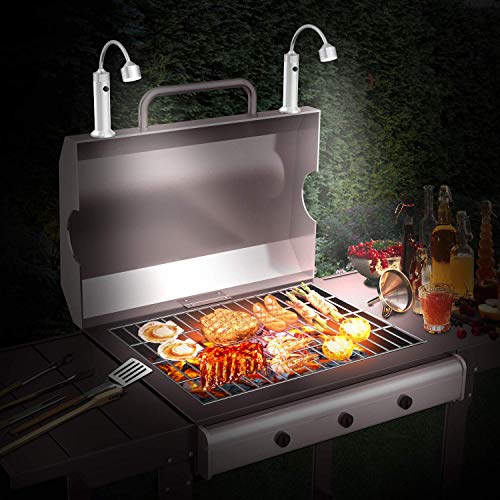 Barbecue Grill Light Magnetic LED Flexible Gooseneck Grilling Accessories (2 Count)