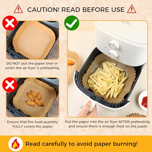 Air Fryer Liners Disposable (500 Count)