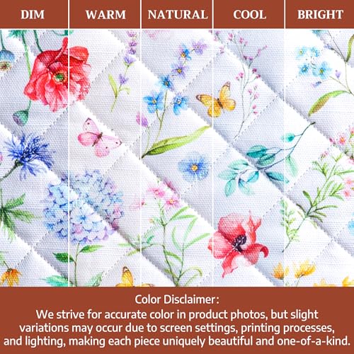 100% Cotton Oven Mitt & Pot Holder Set