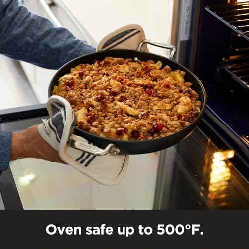 HA1 Hard Anodized Nonstick Fry Pan 12 Inch Induction Oven Broiler Safe 500F