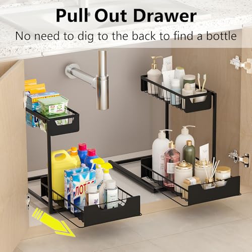 Under Kitchen Sink Organizers and Storage (2 Count)