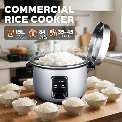15L Commercial Rice Cooker 84 cup