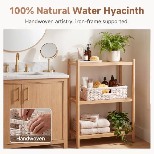 Large Wicker Storage Baskets for Shelves