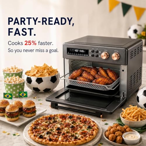 Infrared Heating 26.3 QT Air Fryer Toaster Oven