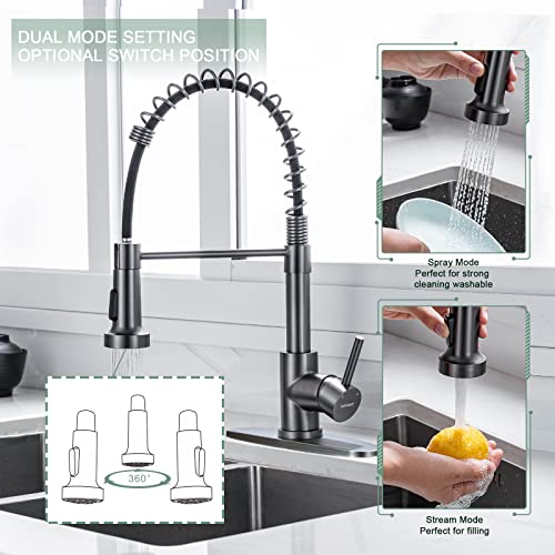 Pull Down Kitchen Faucet