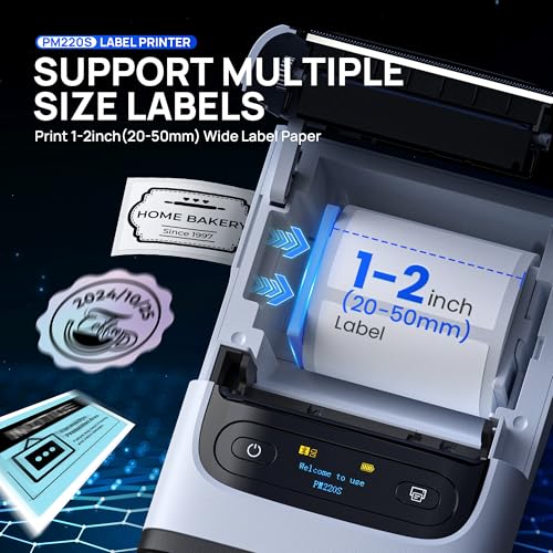 PM220S Label Maker Machine with Tape