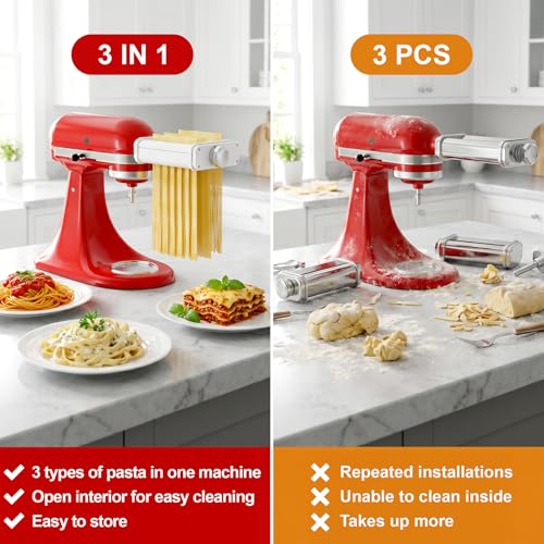 Pasta Attachment for KitchenAid Stand Mixer