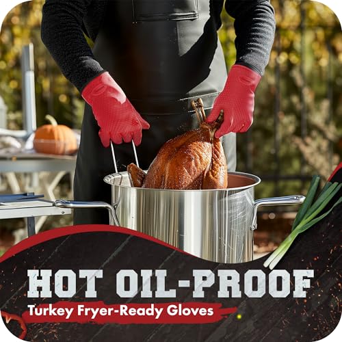 XL Silicone Smoker Oven Gloves