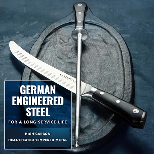 Honing Rod 12" Sharpening Steel for Kitchen Knives