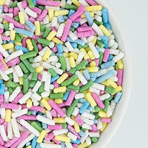 Pastel Sprinkles for Baking Cake and Cupcakes (4 Ounce)