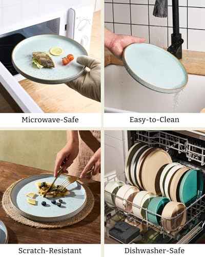 Stoneware Dinnerware Sets for 8 (24 Count)