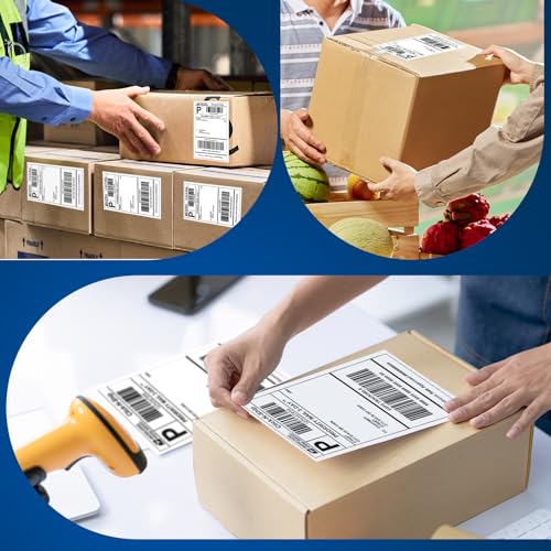 L Liked 220 4"x 6" Thermal Shipping Labels Replacement for DYMO 1744907 (220 Count)