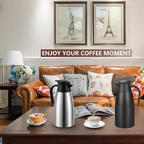 70 Oz Insulated Thermal Coffee Carafe Stainless Steel Double Walled Vacuum Coffee Thermos