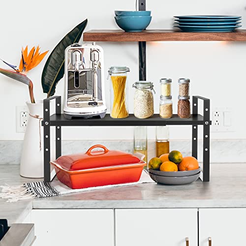 Expandable Cabinet Shelf Organizer Rack