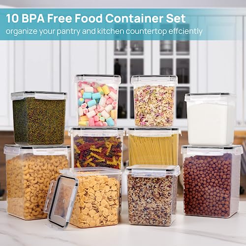 10 PCS Flour and Sugar Storage Container Sets for Advanced Baker (10 Count)
