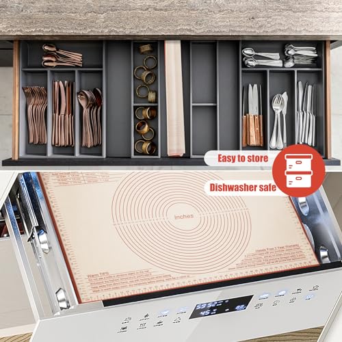 Silicone Pastry Mat 34x26 Inch Nonstick Baking Mat