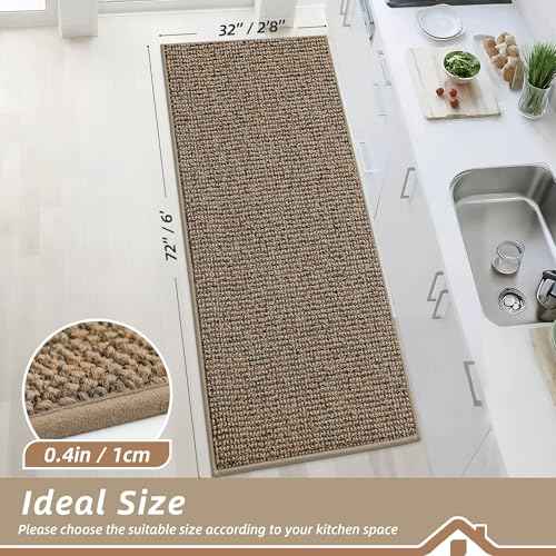 Kitchen Runner Rugs 32"x72" (20.8333 Sq Ft)