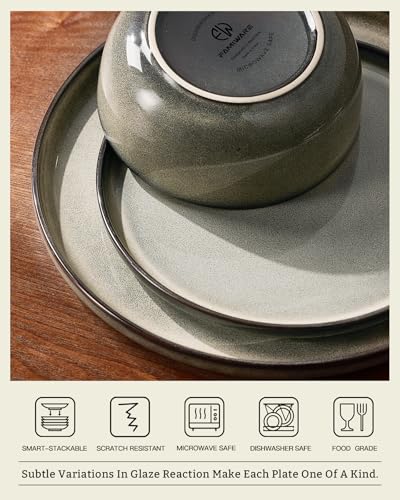 Milkyway 12 Piece Stoneware Dinnerware Set