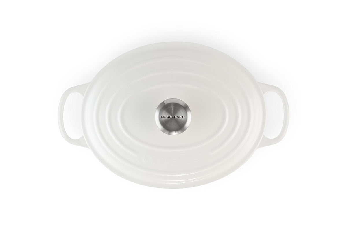 Enameled Cast Iron Oval Dutch Oven