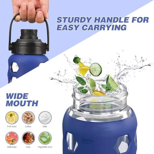 Glass Water Bottle