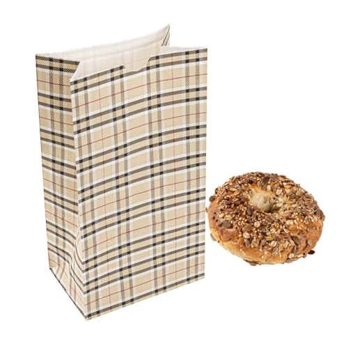 Paper Plaid Bag (100 Count)