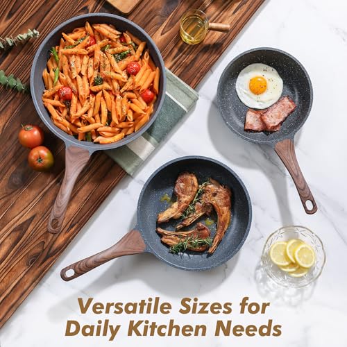 Nonstick Frying Pans (3 Count)