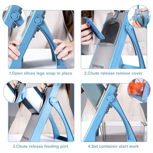 Safe Mandoline Slicer for Kitchen