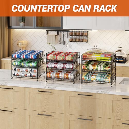 3 Tier Stackable Can Organizer