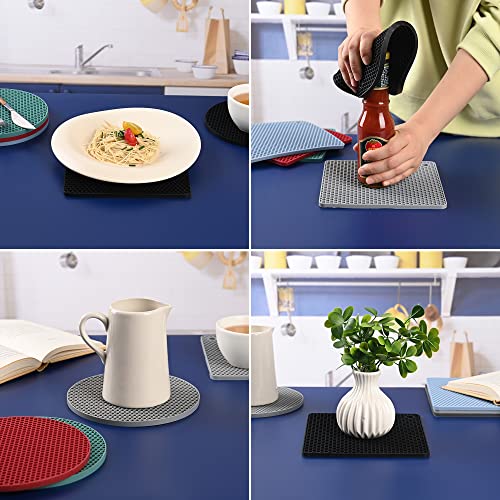 Silicone Trivets for Hot Dishes (4 Count)
