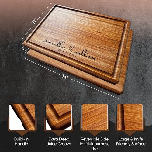 Handmade Personalized Bamboo Cutting Board