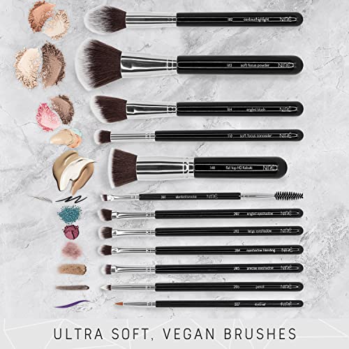 Beauty Foundation & Concealer Makeup Brush Set