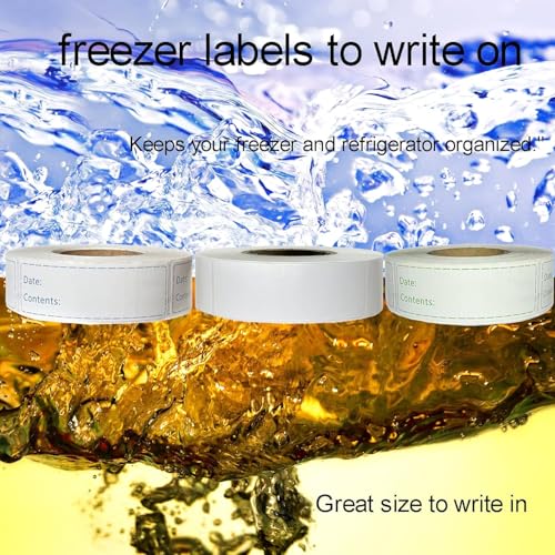 Freezer Labels 4 Rolls 2000pcs