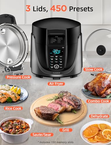 Duet Electric Pressure Cooker & Air Fryer Combo w