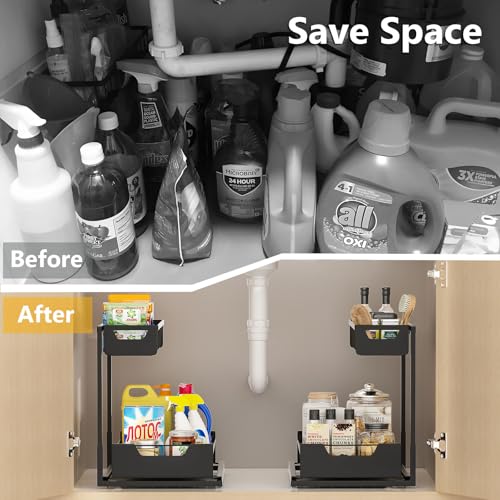 Under Kitchen Sink Organizers and Storage (2 Count)