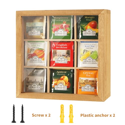 Wood Tea Bag Organizer