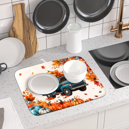 Truck Absorbent Dish Drying Mat