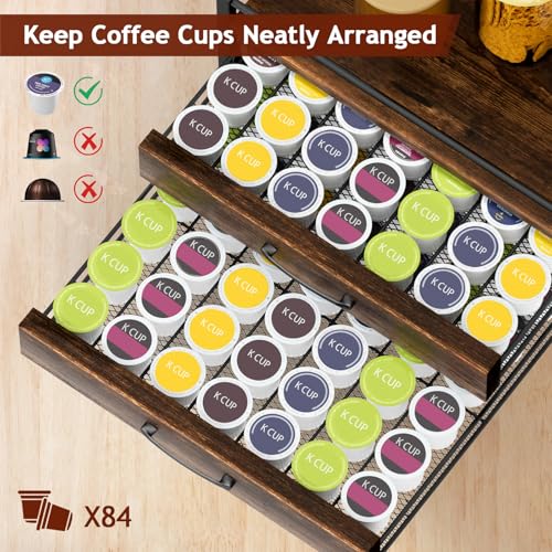 Coffee Syrup Rack Organizer