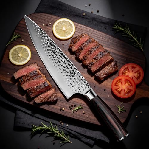 8 Inch Hammered Japanese Chef Knife