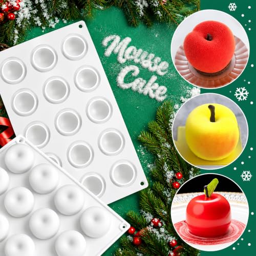 Apple Silicone Mold for Baking Mousse Cake