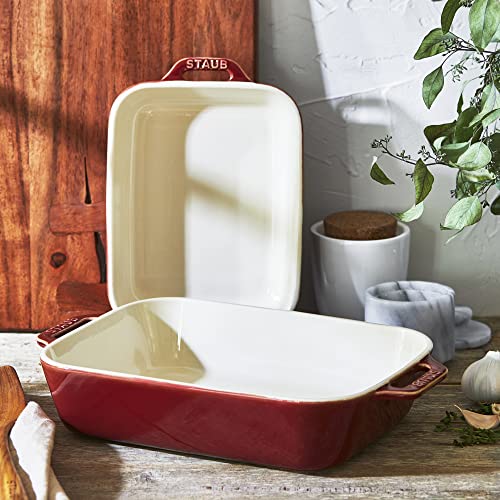 Ceramic 2 pc Rectangular Baking Dish Set (2 Count)