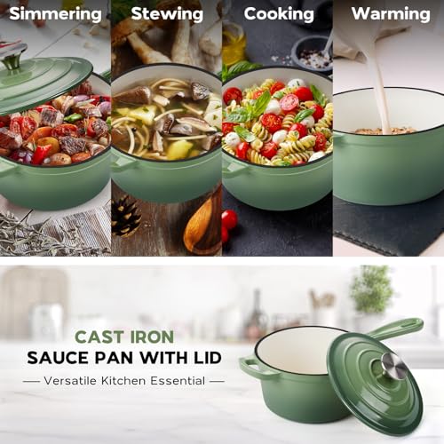 Cast Iron Sauce Pan Pot