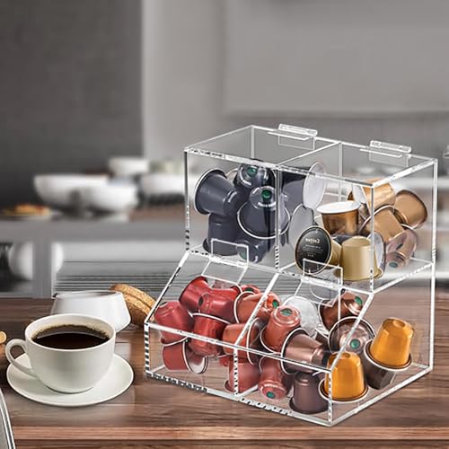 8611 Clear Countertop Storage for Coffee Capsules