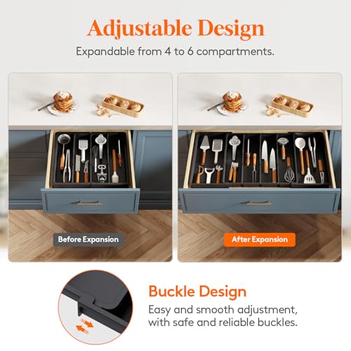 Utensil Organizer for Kitchen Drawers