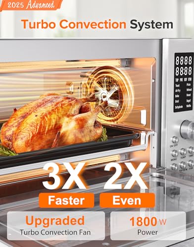 Bravo Pro Smart Air Fryer Toaster Oven Countertop Combo