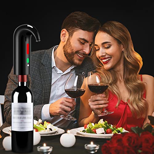 Wine Opener Valentines Day Gift Set with Electric Wine Bottle Opener