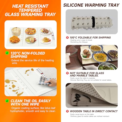 Large Splicing Electric Warming Tray