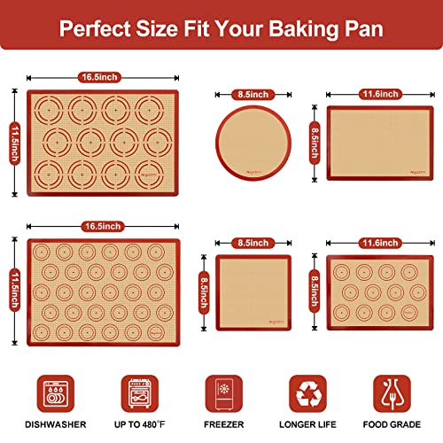Silicone Baking Mat Set of 4