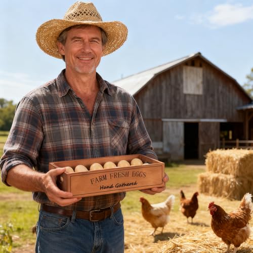 2 PCS Wooden Egg Holders